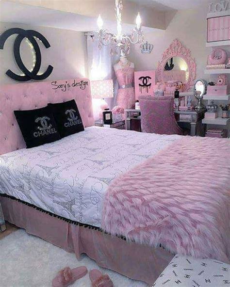 chanel inspired room decor|Chanel inspired bedroom decor.